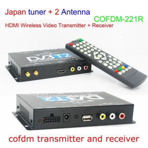 Receiver COFDM AV 1080P Transmission image Transceiver CVBS 170~900Mhz HD Wireless Video Receiver COFDM AV 1080P Transmission image Transceiver CVBS 170~900Mhz
