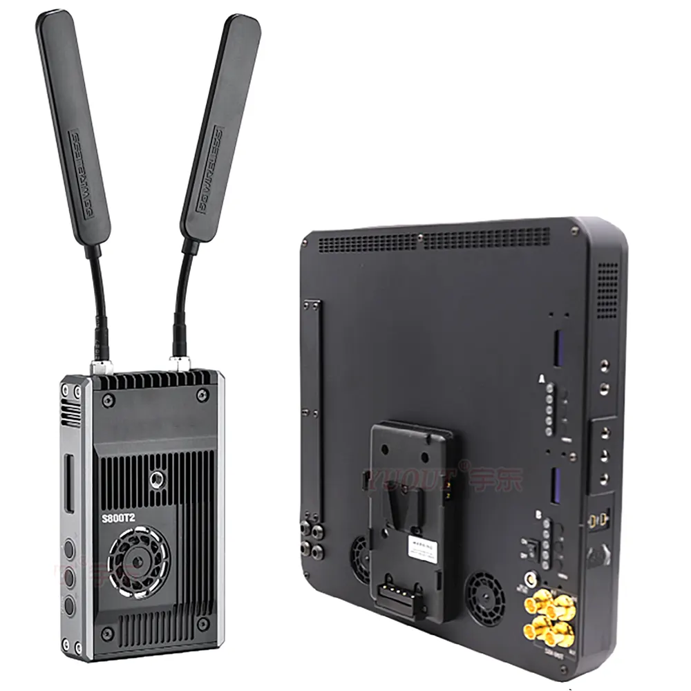 TV Broadcast S800T2 2TX 1RX No Latency HDMI SDI Wireless Transmission 800m 2600FT Video Transmitter and Receiver